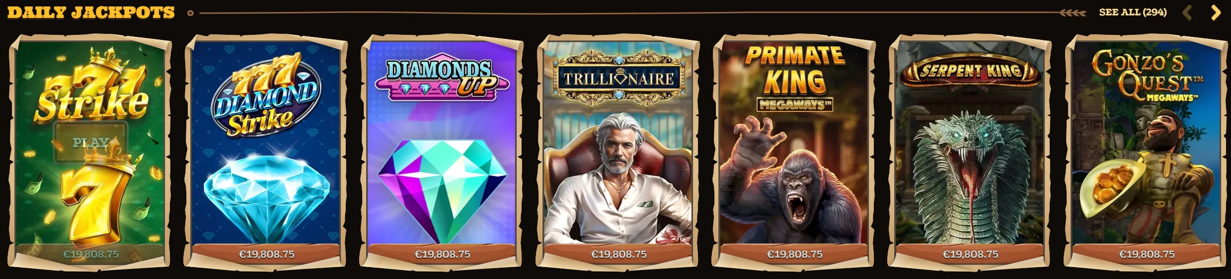 lizaro casino daily jackpots