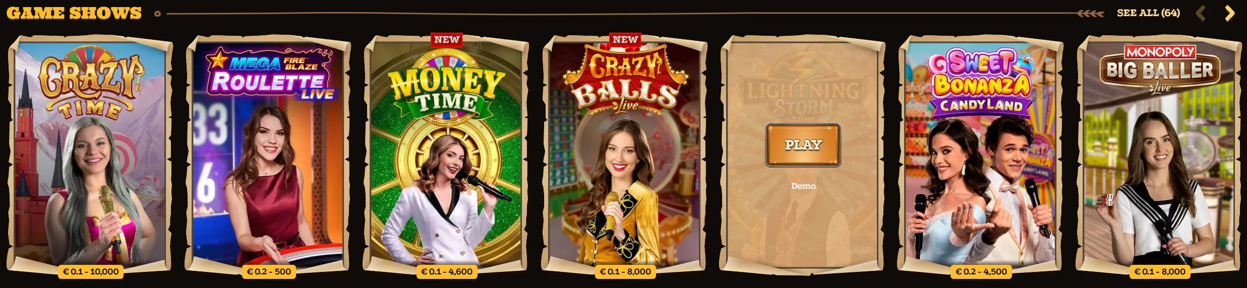 lizaro casino game-shows