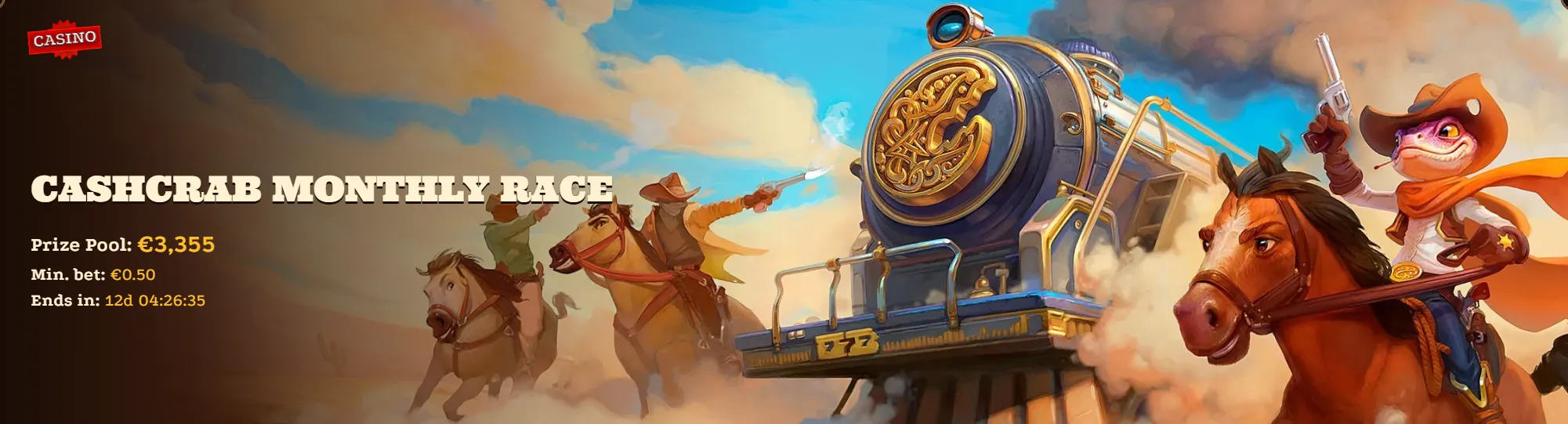 lizaro casino cashcrab monthly race