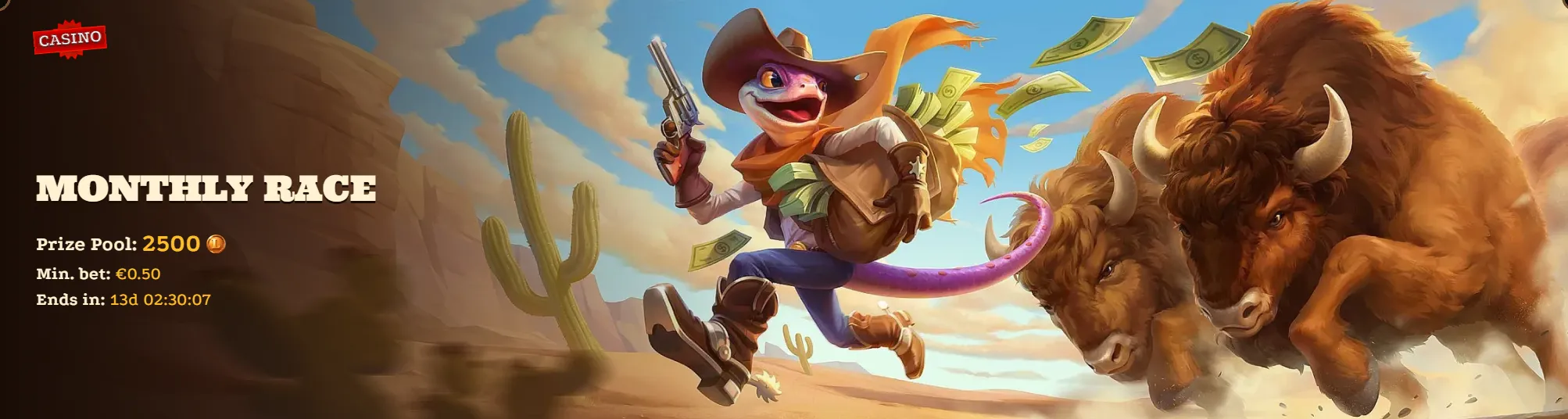 lizaro casino monthly race